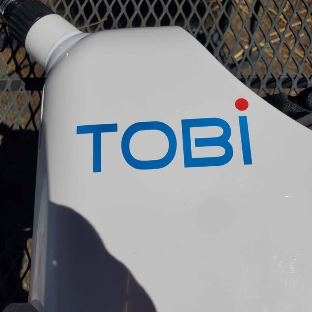 Tobi White and Aqua Fabric Steamer - Picture 6 of 6